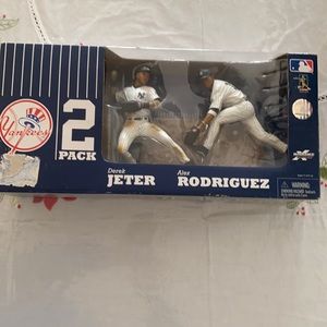 McFARLANE 2 PACK  DEREK JETER & ALEX RODRIGUEZ NEW YORK YANKEES
